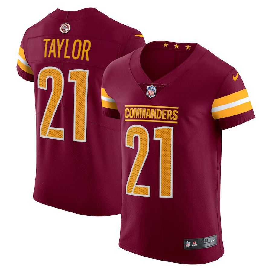 Men Washington Commanders 21 Sean Taylor Nike Burgundy Vapor Elite Retired Player NFL Jersey